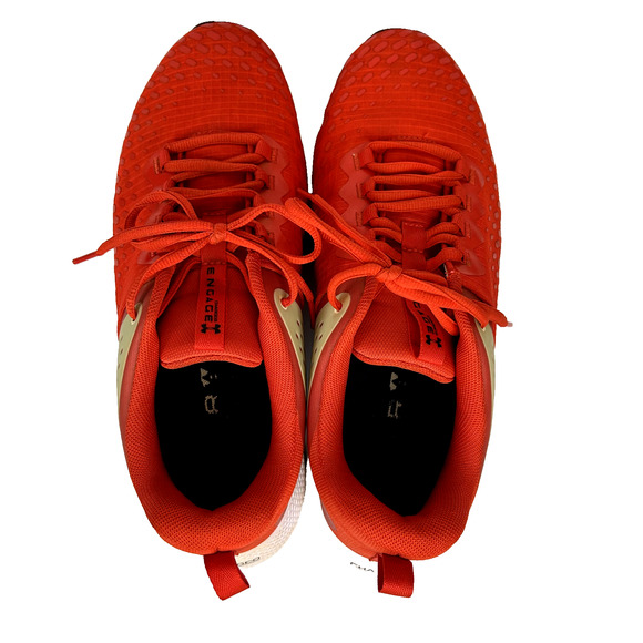 Under Armour Charged Engage 2 Mens 11 Radio Red Tempered Steel Cross Trainers - Picture 4 of 7